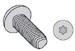 Torx_ Pan Head 18/8 Stainless Steel Passivate Wax Tri-lobular  Thread Rolling Screws